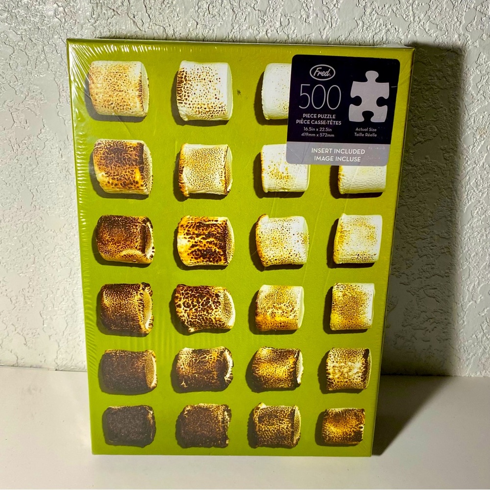 Marshmallows by Dan  Saelinger-500 Piece Puzzle Genuine FRED